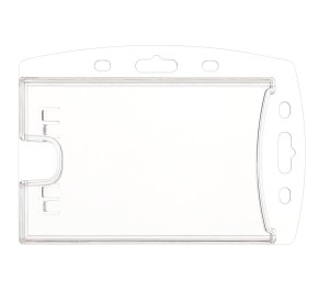 Identyfikator Holder na dwie karty 2K clear / opk 50szt