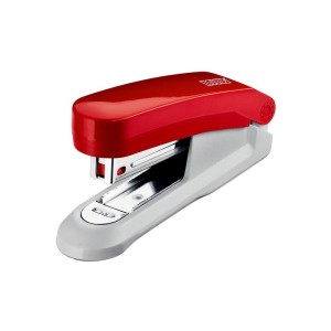 Zszywacz biurowy NOVUS E 15 - czerwony z pakietem startowym zszywek No. 10