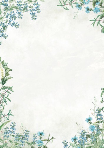 Arkusze barwne Fiori Blue 50 arkuszy A4 100g/m2 www.niszczarka.net