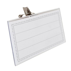 Identyfikator szkolny P650 z klipsem / opk 20szt