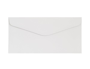 Koperta / koperty ozdobne DL - GŁADKI BIAŁY  opk 10szt 150g/m2 
