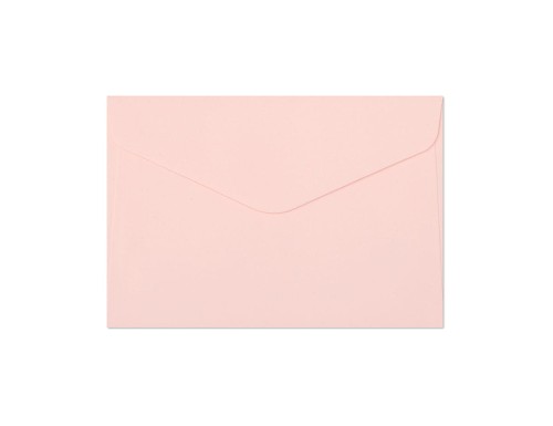 Koperta / koperty ozdobne C6 - GŁADKI RÓŻOWY opk 10szt 130g/m2 www.niszczarka.net