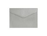 Koperta / koperty ozdobne C6 - PEARL SREBRNY opk 10szt 150g m2   