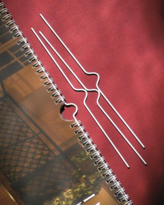 Zawieszki do kalendarzy O.CALENDAR HANGER OPUS  - 15cm /500szt - kolor BIAŁY