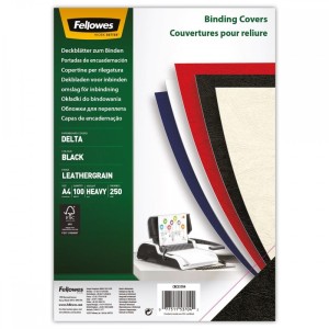 Okładka skóropodobna DELTA A4 CZARNA - Fellowes