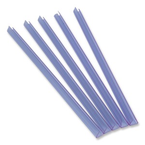 53844 Listwa wsuwana Fellowes RELIDO 9-12 mm (40-120 kartek) - opk 50szt Przeźroczysta