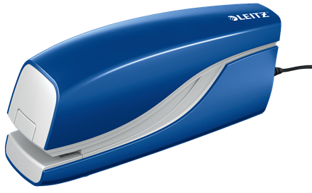 Zszywacz elektryczny Leitz NeXXt - niebieski www.niszczarka.net
