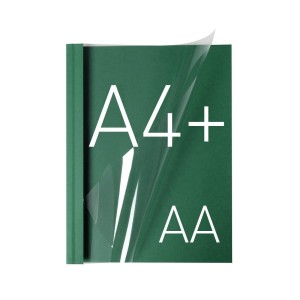 O. SOFTCLEAR Okładka kanałowa miękka Karton-Folia   AA zielona /opk 10szt