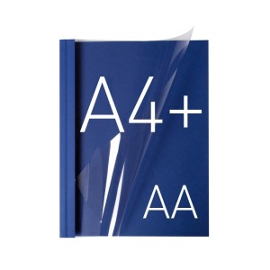 O. SOFTCLEAR Okładka kanałowa miękka Karton-Folia   AA granatowa /opk 10szt