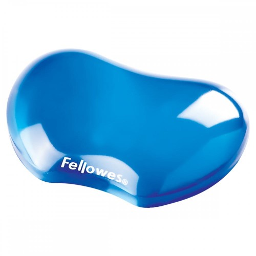 Podkładka żelowa pod nadgarstek Fellowes CRYSTAL NIEBIESKA 91177-72 www.niszczarka.net