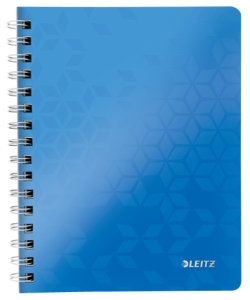 Kołonotatnik Leitz WOW A5 w kratkę  -  niebieski