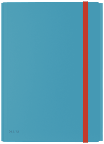 Teczka z gumką i kieszonką Leitz Cosy - Morski niebieski www.niszczarka.net