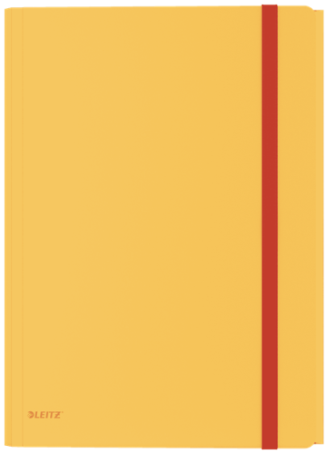 Teczka z gumką i kieszonką Leitz Cosy - Ciepły żółty www.niszczarka.net