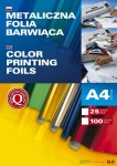 Metaliczna folia - Kalka barwiąca A4 Argo opk 100szt ZŁOTA