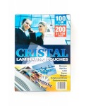 Cristal Folia do laminowania błyszcząca A6 111x154 mm 100 mikronów / 100szt