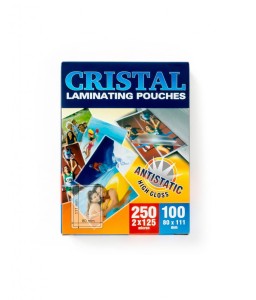 Cristal Folia do laminowania błyszcząca 80x111 mm 125 mikronów / 100szt