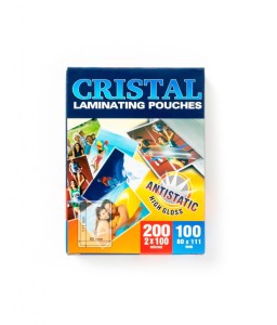 Cristal Folia do laminowania błyszcząca 80x111 mm 100 mikronów / 100szt