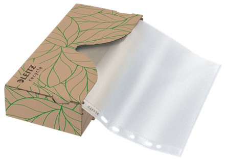 Koszulki Leitz Recycle w dyspenserze At Hand- opakowanie 40 sztuk A4 www.niszczarka.net