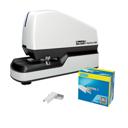 Profesjonalny Zszywacz elektryczny Rapid Optima 60E www.niszczarka.net