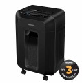 Niszczarka Fellowes AUTOMAX 80M ścinki 4x12mm P-4 www.niszczarka.netNiszczarka Fellowes AUTOMAX 80M ścinki 4x12mm P-4 www.niszczarka.net - widok z boku