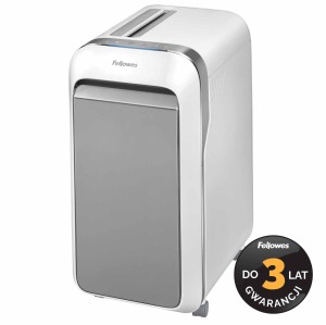 Niszczarka Fellowes LX221 BIAŁA ścinki 2x12mm P-5 # 3 lata gwarancji 