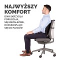 Fellowes profesjonalna podpórka pod plecy Premium Back Angel  www.niszczarka.net
