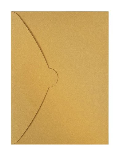 Teczka ozdobna kopertowa METALIZOWANA ZŁOTA opk. 5 sztuk A4 WWW.NISZCZARKA.NET