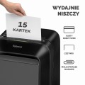 5050201_Niszczarka Fellowes LX211 CZARNA ścinki 2x12mm www.niszczarka.net
