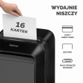5502501_Niszczarka Fellowes LX210 CZARNA ścinki 4x12mm P4/T4 www.niszczarka.net