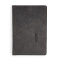 Notes Notatnik biurowy twardy w kratkę z kieszonką na telefon - O.NOTE Tokyo - 207 x 145 mm (A5) - czarny www.niszczarka.net