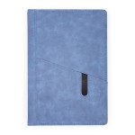 Notes Notatnik biurowy twardy w kratkę z kieszonką na telefon - O.NOTE Tokyo - 207 x 145 mm (A5) - niebieski