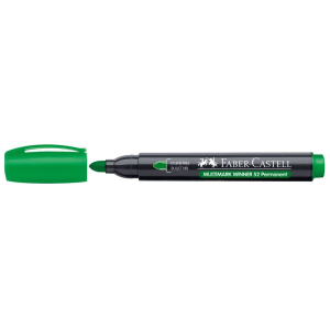 Marker Permanentny 52 ZIELONY końcówka okrągła FABER-CASTELL