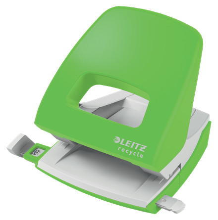 Dziurkacz Leitz NeXXt Recycle - 30 kartek ZIELONY  www.niszczarka.net