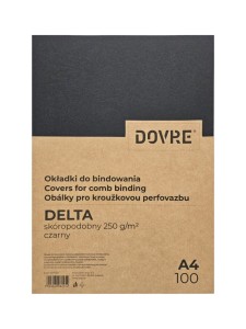 Okładka skóropodobna DELTA A4 CZARNA - Argo