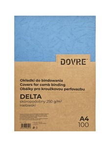Okładka skóropodobna DELTA A4 NIEBIESKA - Argo