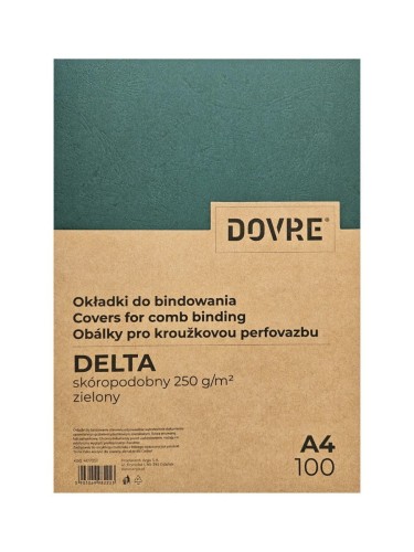 Okładka DELTA A4/100szt ZIELONA - Argo www.niszczarka.net