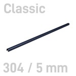 Kanał oklejany - O.CHANNEL Classic 304mm /  5mm / CZARNY / 10szt (A3+ poziomo, A4+ pionowo) MetalBind