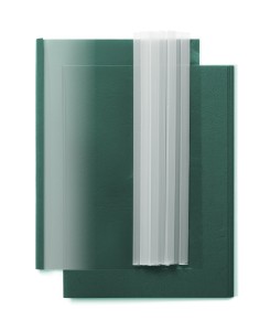 Listwy wsuwane i okładki Express Argo 4,5mm / ZIELONE - zestaw do oprawy dokumentów - 10 kompletów opraw