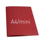  Termookładki miękkie - THERMOLINEN PLAIN (A4 pionowa) - 1,5 (mini) - BORDOWY - 100 sztuk - OPUS 