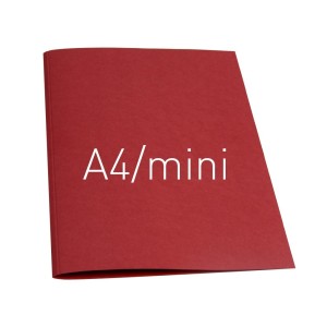  Termookładki miękkie - THERMOLINEN PLAIN (A4 pionowa) - 1,5 (mini) - BORDOWY - 100 sztuk - OPUS 