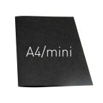  Termookładki miękkie - THERMOLINEN PLAIN (A4 pionowa) - 1,5 (mini) - CZARNY - 100 sztuk - OPUS