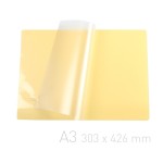 Folia laminacyjna samoprzylepna - O.POUCH Sticky - 303 x 426 mm (A3) - 80 mikronów / 100 sztuk OPUS
