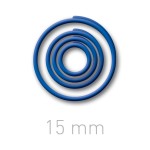 Kółeczka do ręcznego bindowania - O.easyRING 15mm - 75 szt - niebieski OPUS