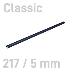  Kanał oklejany - O.CHANNEL Classic - 217 mm (A4+ poziomo, A5+ pionowo) - 5mm - 10 sztuk CZARNY OPUS