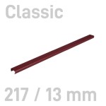  Kanał oklejany - O.CHANNEL Classic - 217 mm (A4+ poziomo, A5+ pionowo) - 13mm - 10 sztuk BORDOWY OPUS