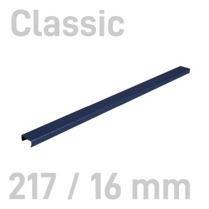  Kanał oklejany - O.CHANNEL Classic - 217 mm (A4+ poziomo, A5+ pionowo) - 16mm - 10 sztuk NIEBIESKI OPUS