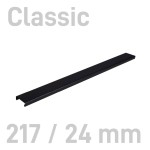  Kanał oklejany - O.CHANNEL Classic - 217 mm (A4+ poziomo, A5+ pionowo) - 24mm - 10 sztuk CZARNY OPUS