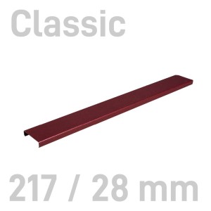  Kanał oklejany - O.CHANNEL Classic - 217 mm (A4+ poziomo, A5+ pionowo) - 28mm - 10 sztuk BORDOWY OPUS