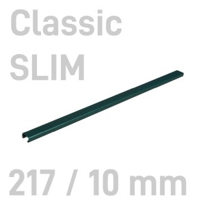  Kanał oklejany - O.CHANNEL Classic SLIM - 217 mm (A4+ poziomo, A5+ pionowo) - 10mm - 10 sztuk ZIELONY OPUS 