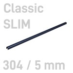 Kanał oklejany - O.CHANNEL Classic SLIM - 304 mm (A3+ poziomo, A4+ pionowo) - 5mm - 10 sztuk CZARNY OPUS